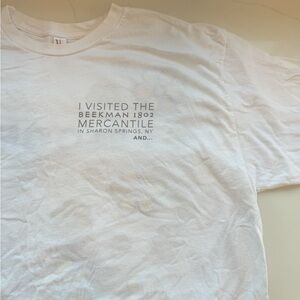 Beekman 1802 👕 Mercantile White Bloomed Tee Shirt size XL
